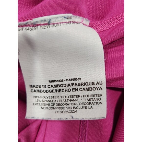 NIKE Golf Tour Performance Pink Long Sleeve Dri-Fit Tee, M - Picture 4 of 6